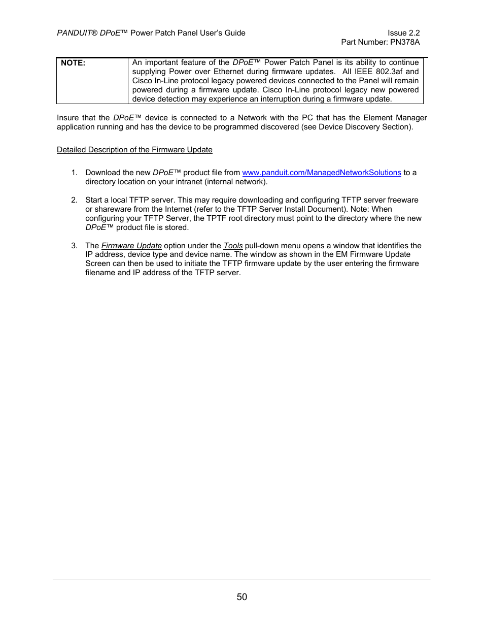 Panduit DPOE24S1X User Manual | Page 51 / 64