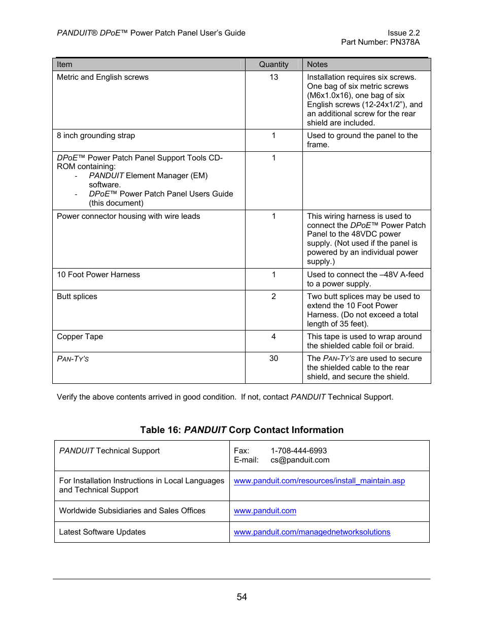 Panduit DPOE24S1X User Manual | Page 55 / 64