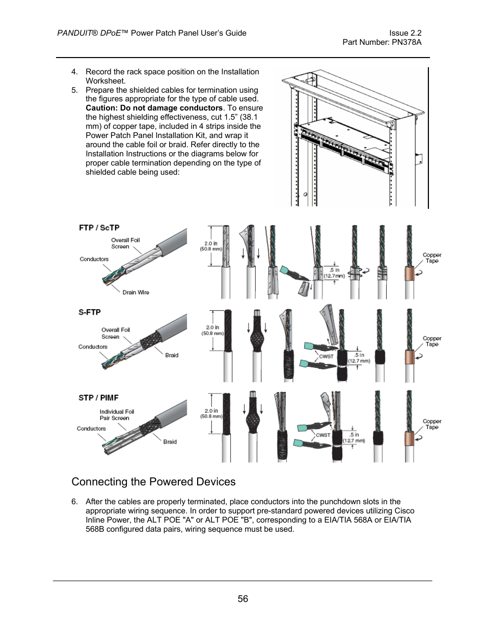 Connecting the powered devices | Panduit DPOE24S1X User Manual | Page 57 / 64