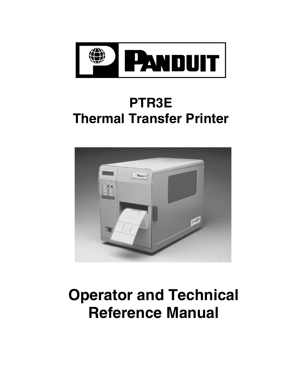 Panduit PTR3E User Manual | 59 pages