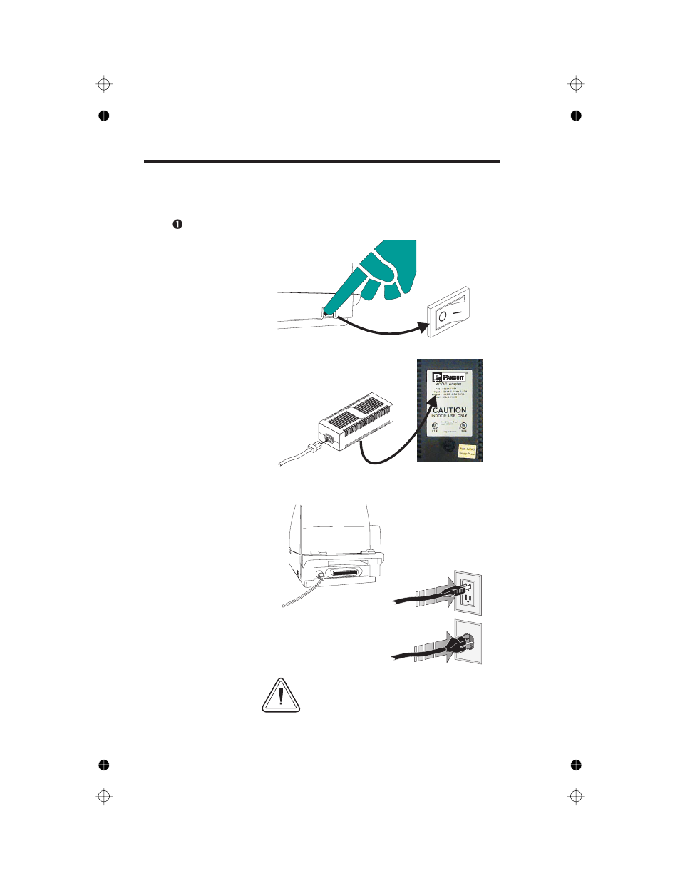 In stal la tion 4, Step 1 - at tach power 4 | Panduit PTR2E User Manual | Page 10 / 24