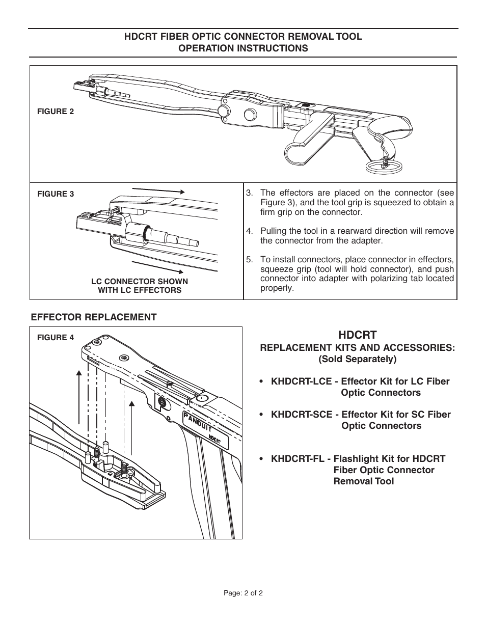 Hdcrt | Panduit PA24849A01 User Manual | Page 2 / 2