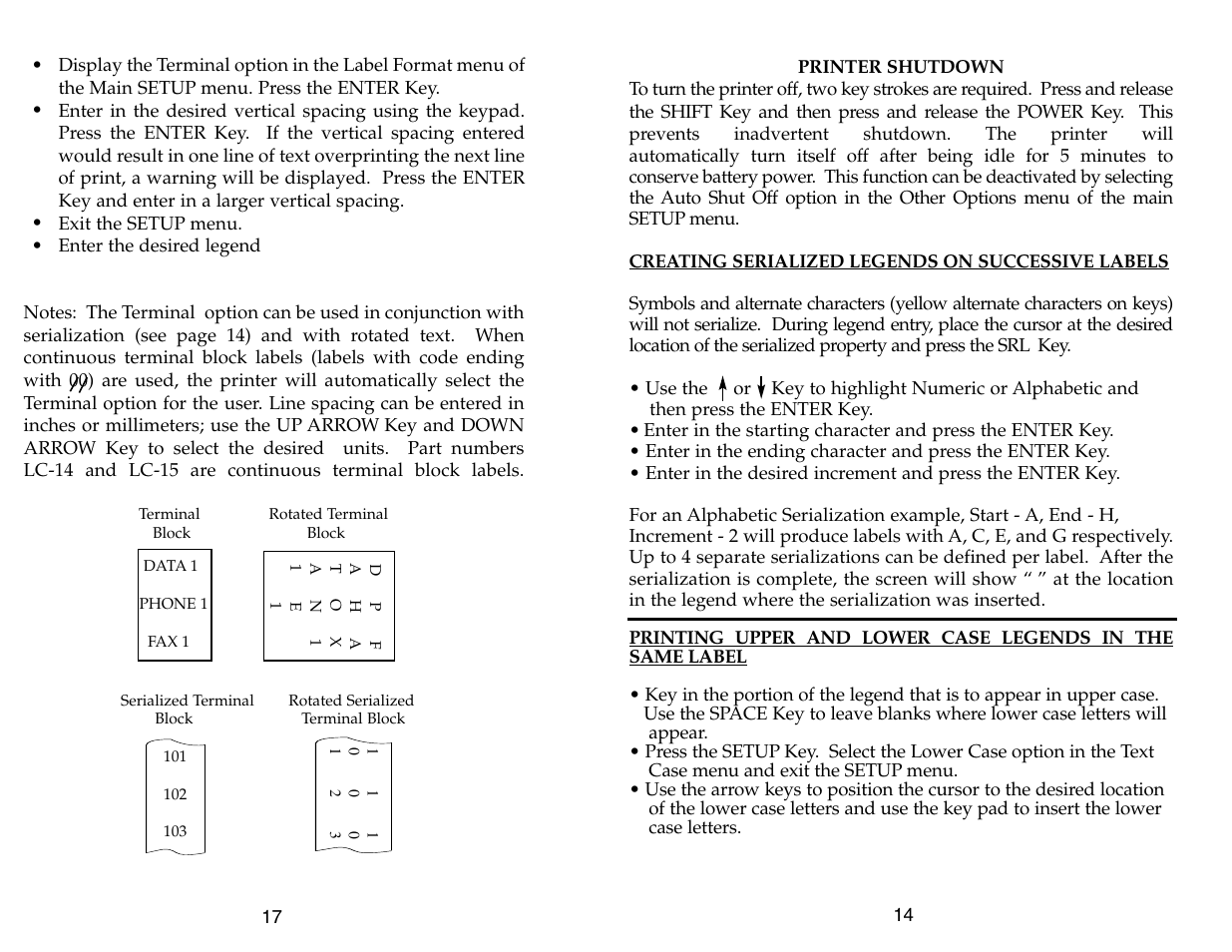 Panduit LS3E User Manual | Page 19 / 30