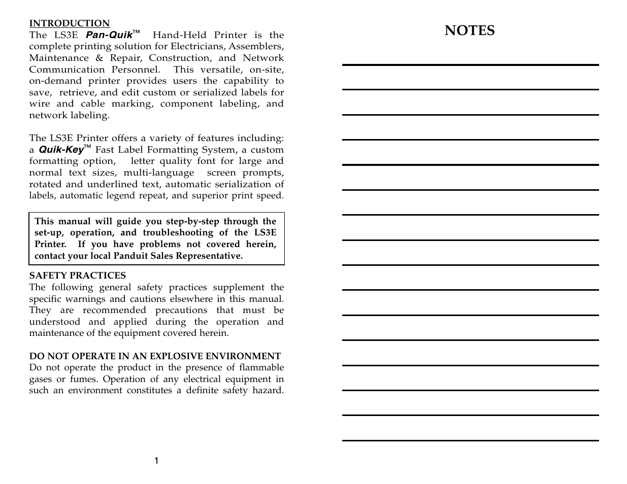 Panduit LS3E User Manual | Page 3 / 30