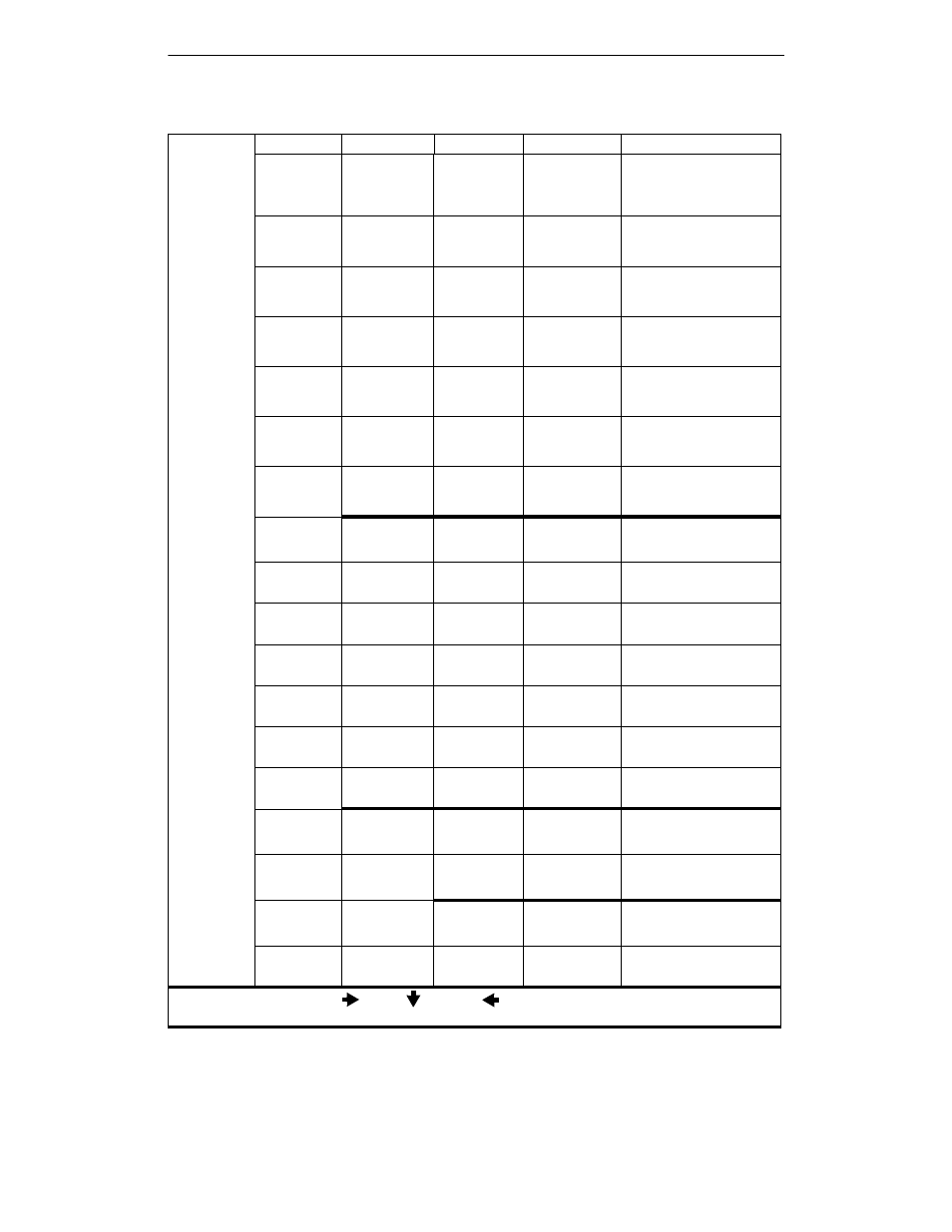 Lcd operation, Table 5-1. menu option summary (continued), Navigation button directions | Northern UTA220/UTA220k User Manual | Page 49 / 187