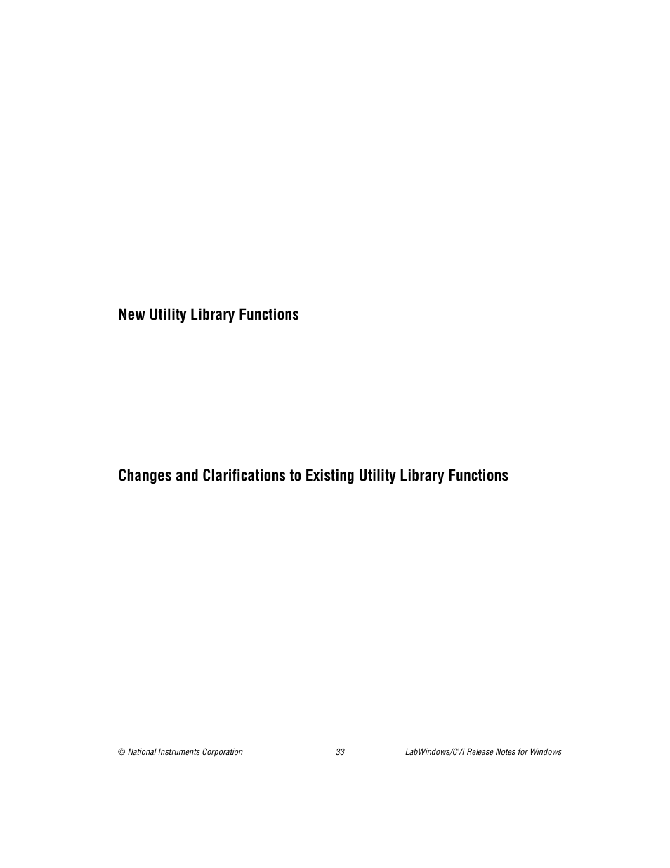 New utility library functions, Changes and clarifications to existing utility lib | National Instruments Window User Manual | Page 33 / 39