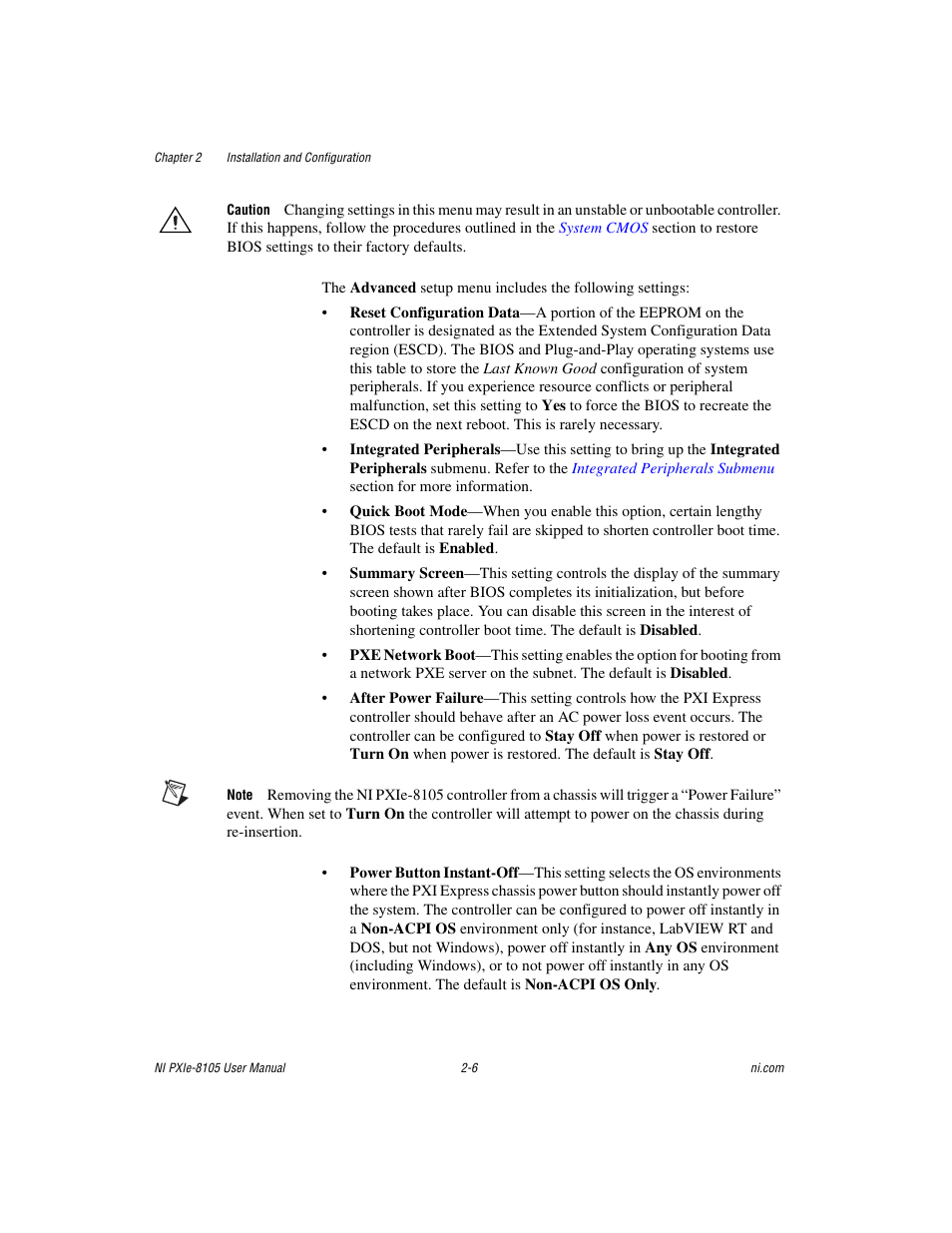 National Instruments NI PXIe-8105 User Manual | Page 20 / 76