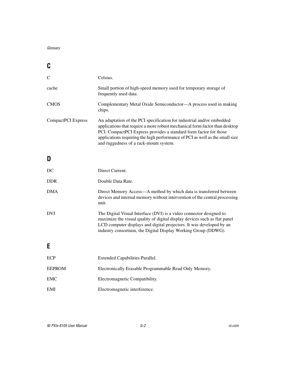 National Instruments NI PXIe-8105 User Manual | Page 66 / 76