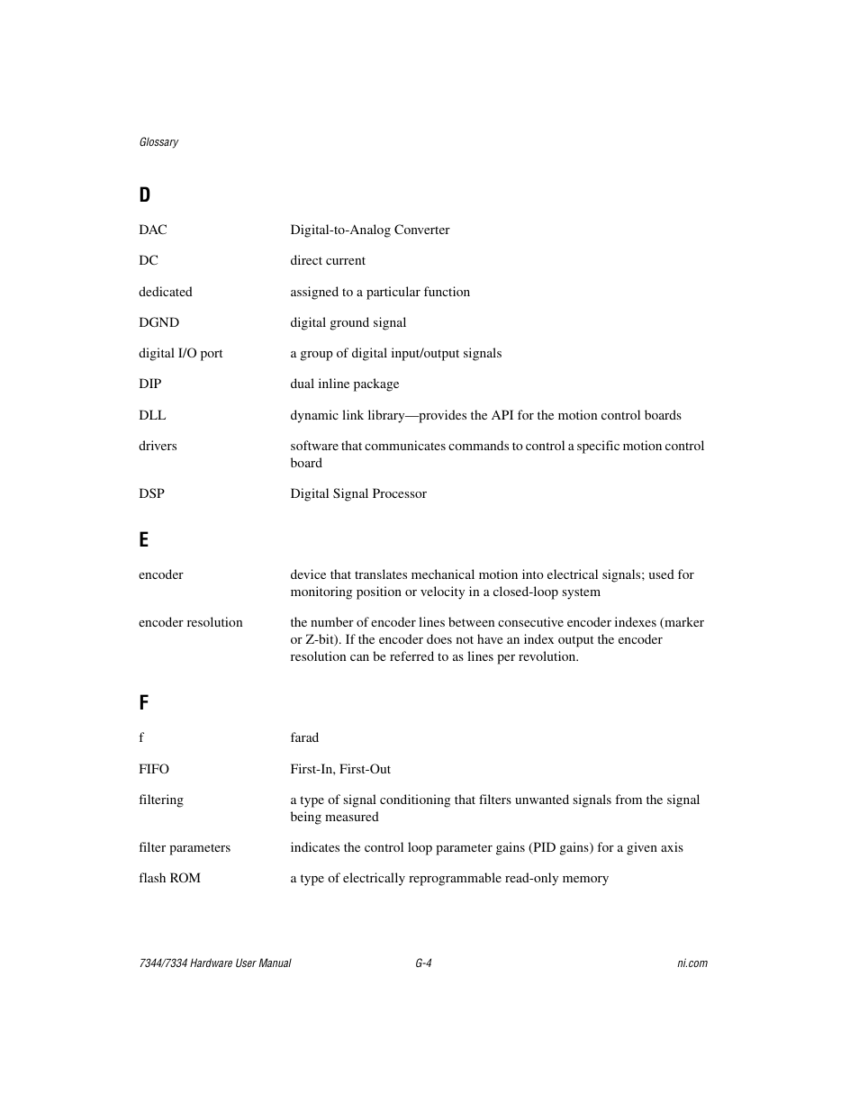 National Instruments 7334 User Manual | Page 56 / 66