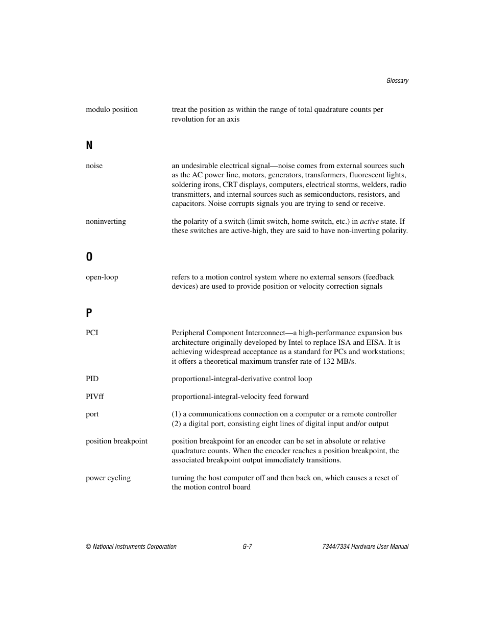 National Instruments 7334 User Manual | Page 59 / 66