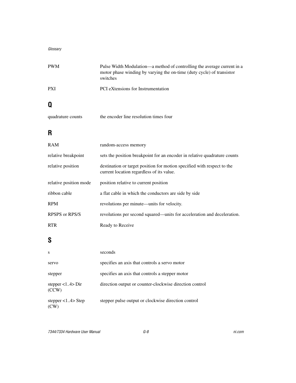 National Instruments 7334 User Manual | Page 60 / 66