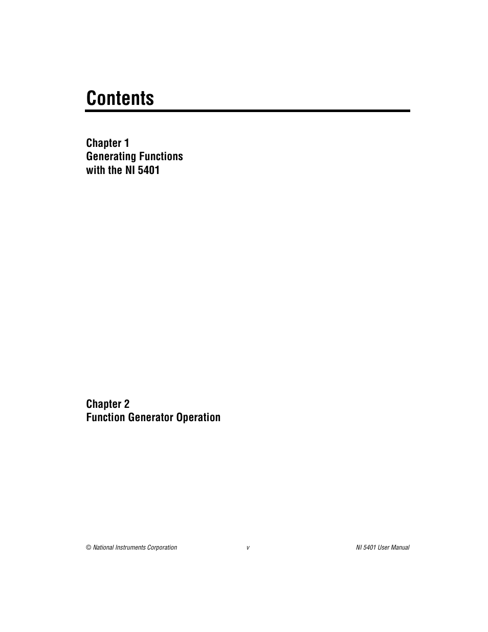 National Instruments PXI NI 5401 User Manual | Page 5 / 60