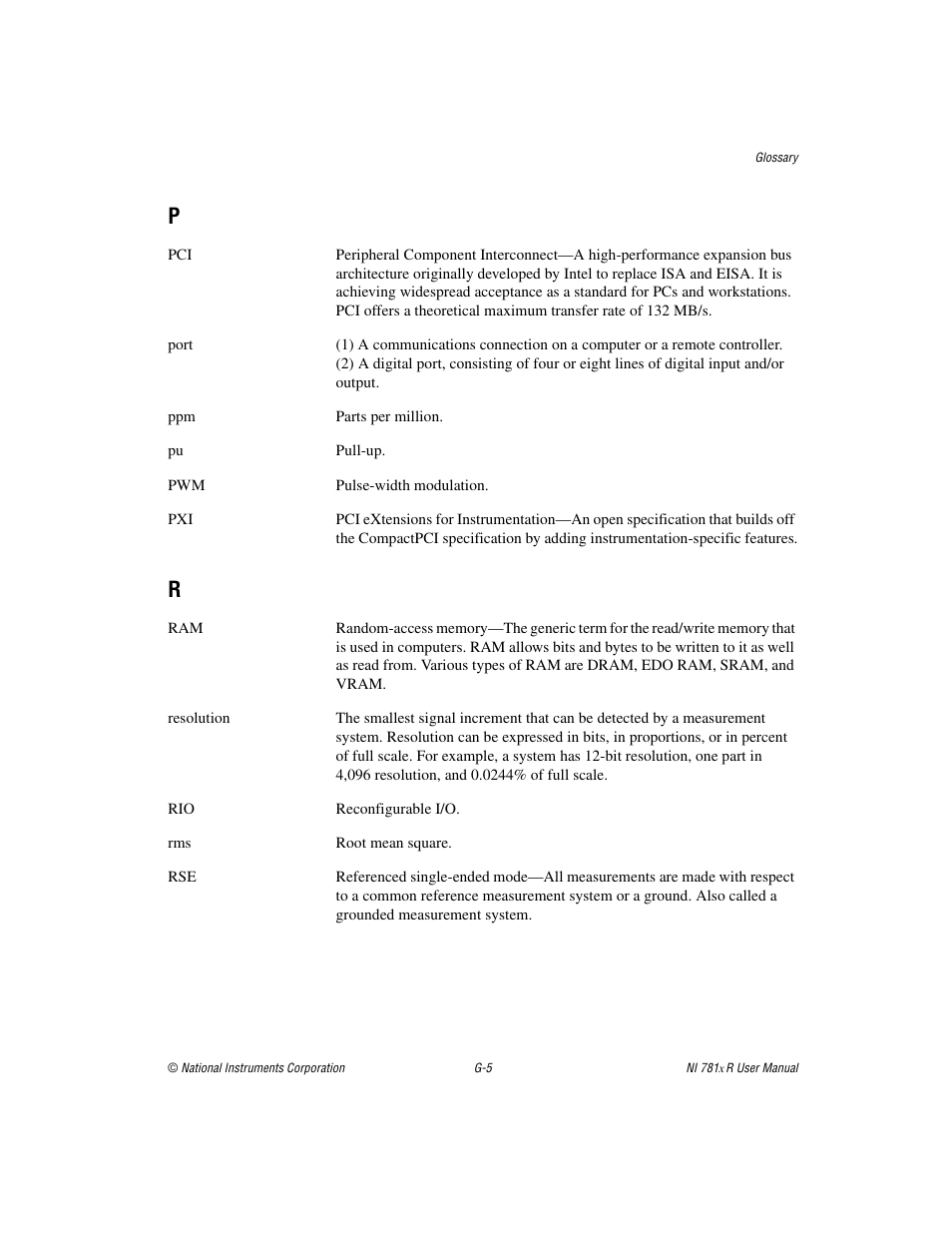 National Instruments NI 781xR User Manual | Page 46 / 48