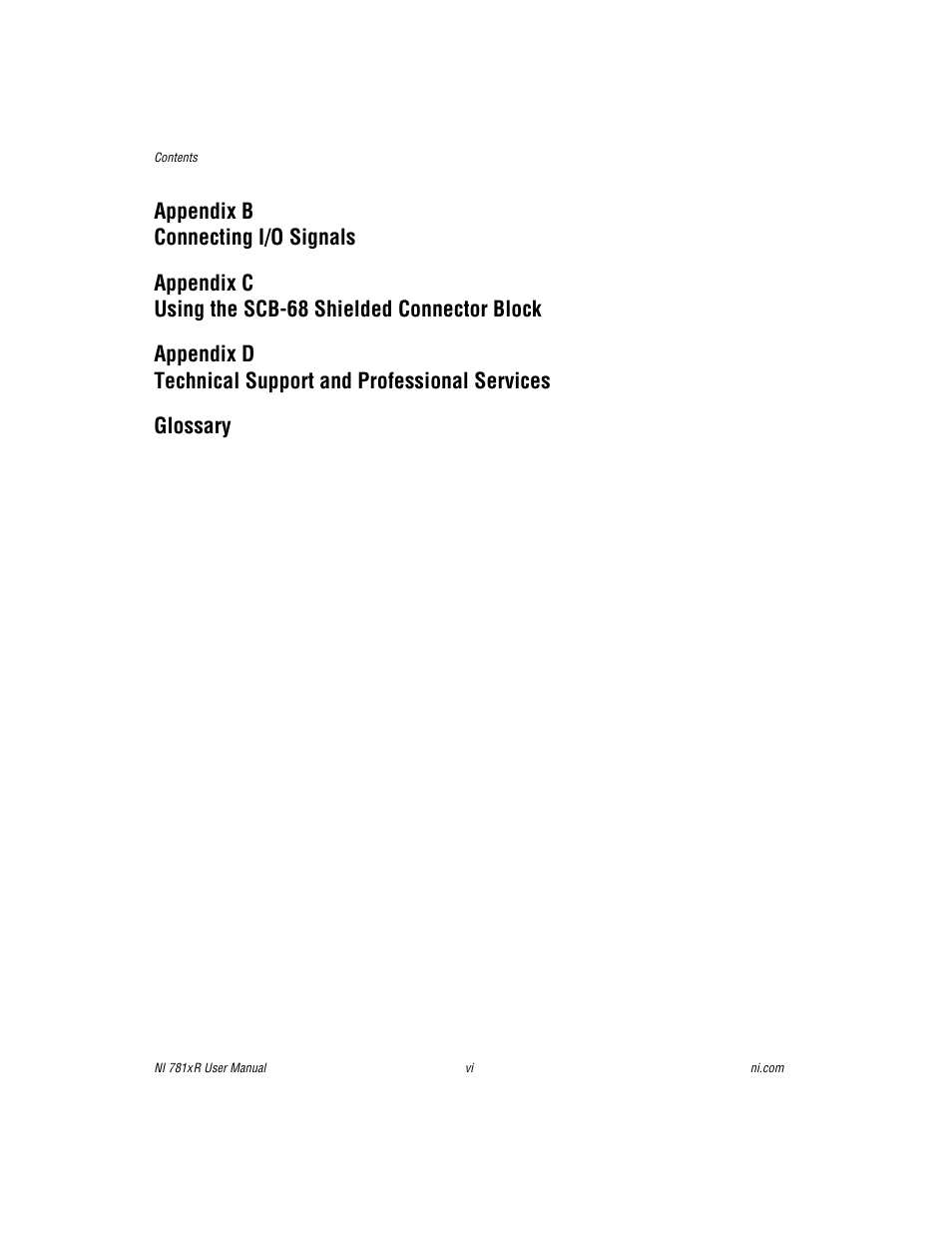 National Instruments NI 781xR User Manual | Page 6 / 48