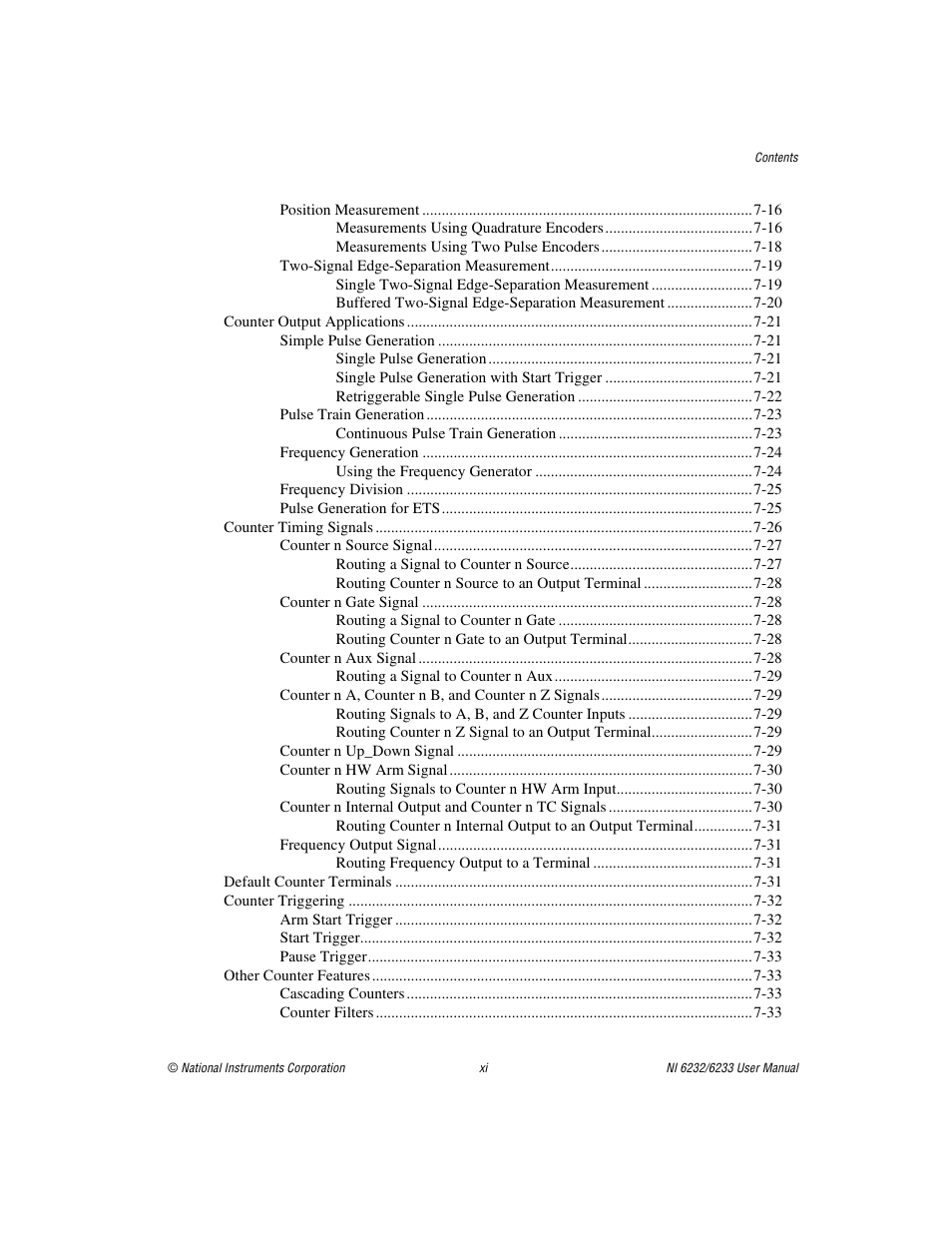 National Instruments NI 6232 User Manual | Page 10 / 180