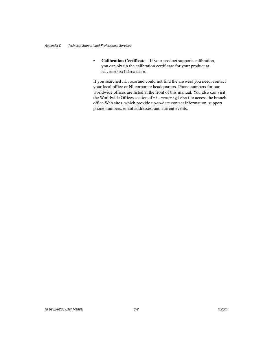 National Instruments NI 6232 User Manual | Page 151 / 180