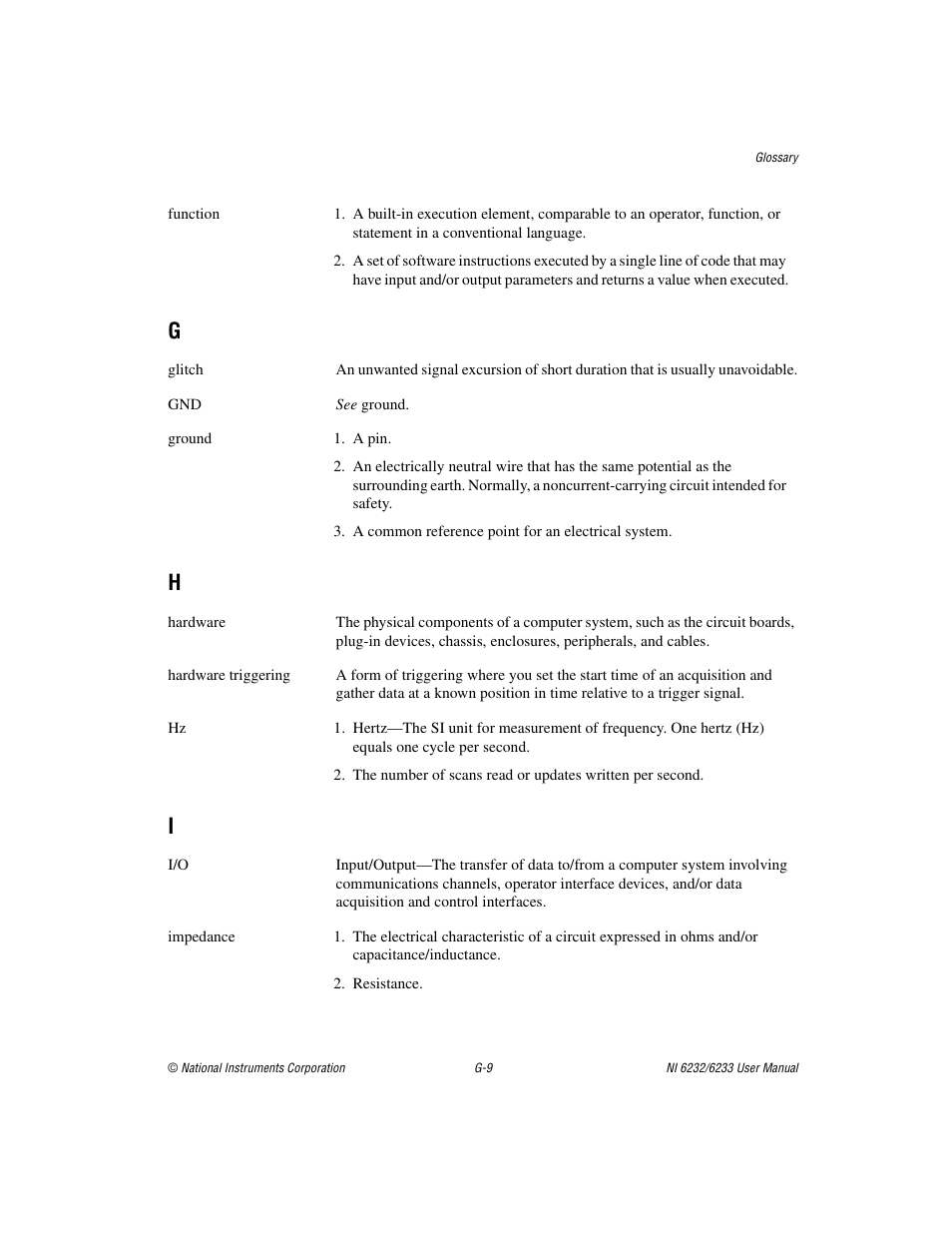 National Instruments NI 6232 User Manual | Page 160 / 180