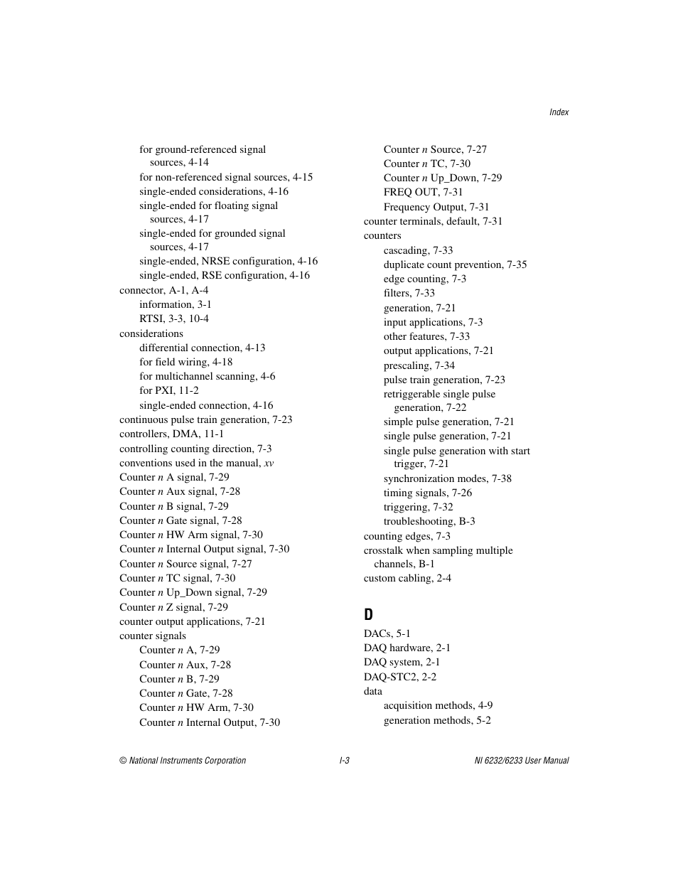 National Instruments NI 6232 User Manual | Page 173 / 180