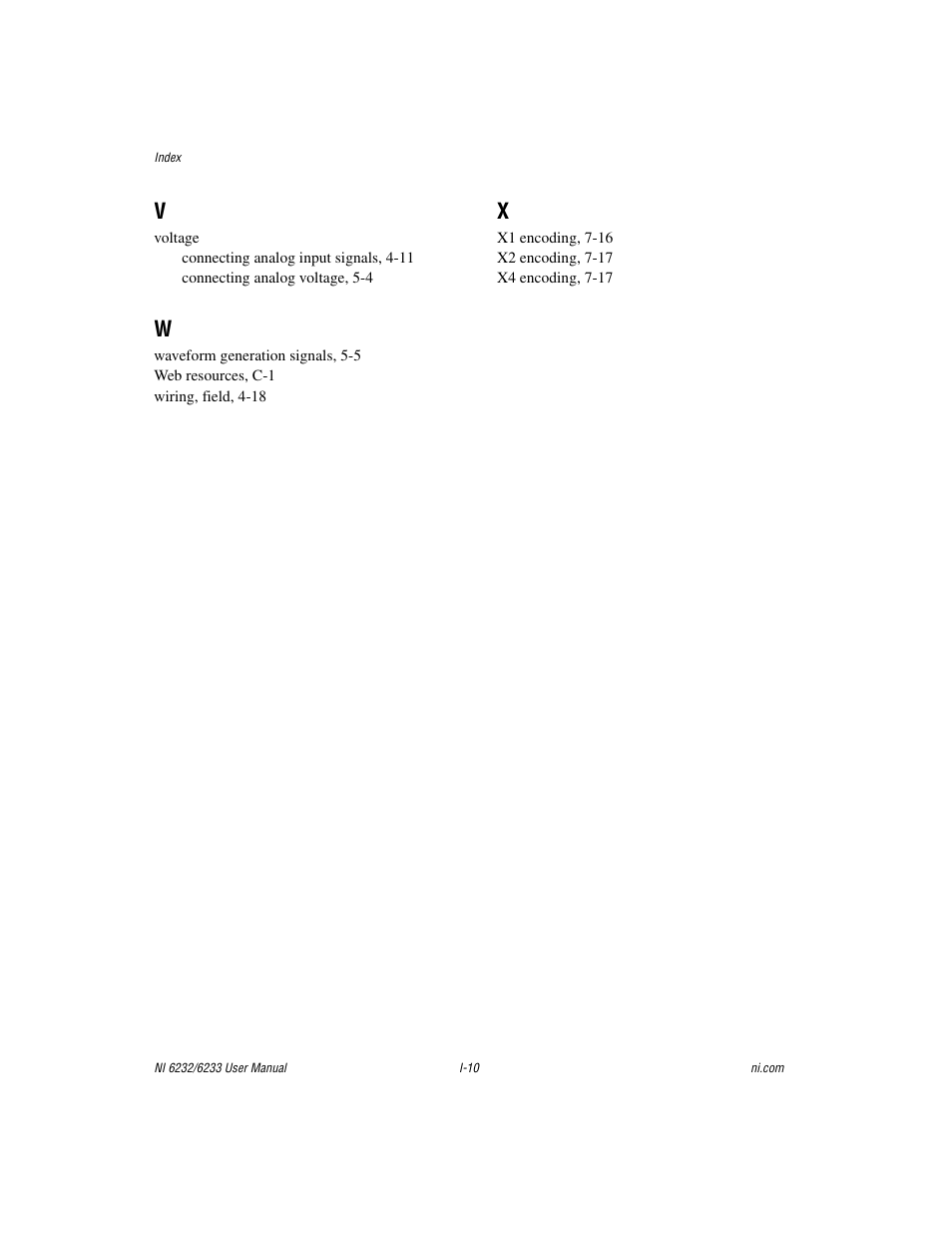 National Instruments NI 6232 User Manual | Page 180 / 180