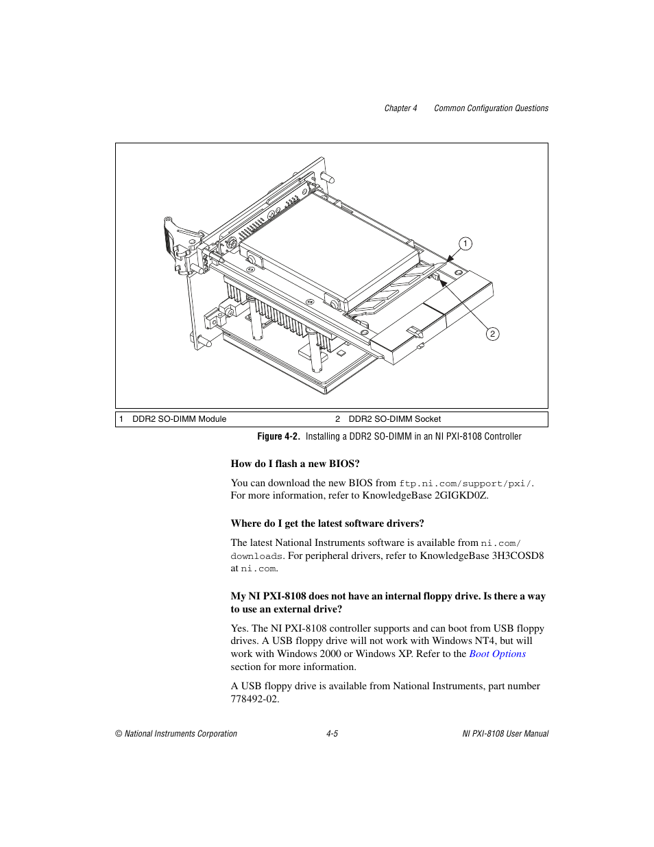 National Instruments PXI/CompactPCI Embedded Computer NI PXI-8108 User Manual | Page 59 / 83