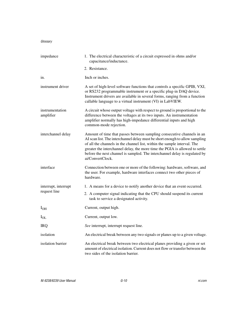 National Instruments NI 6238 User Manual | Page 154 / 172