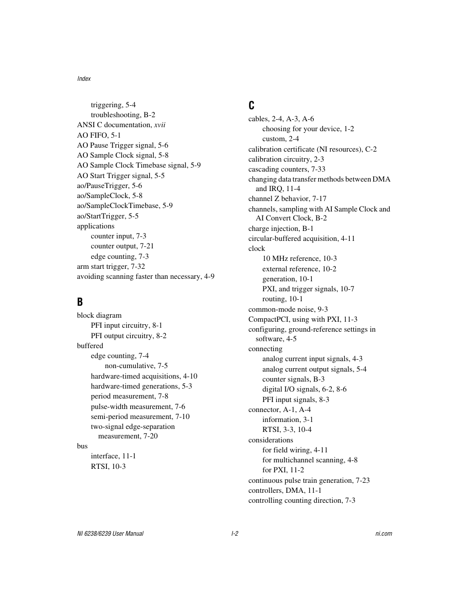 National Instruments NI 6238 User Manual | Page 165 / 172