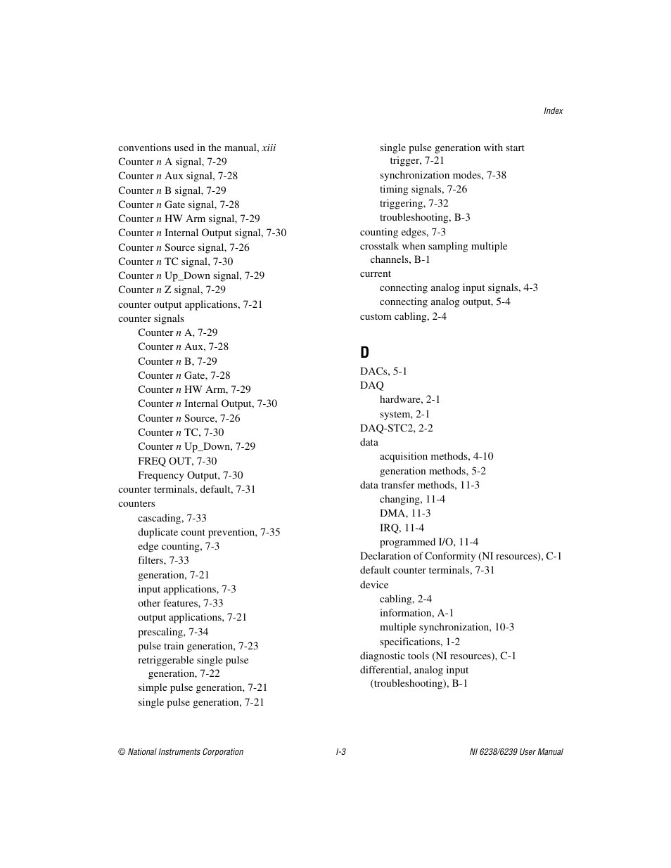 National Instruments NI 6238 User Manual | Page 166 / 172
