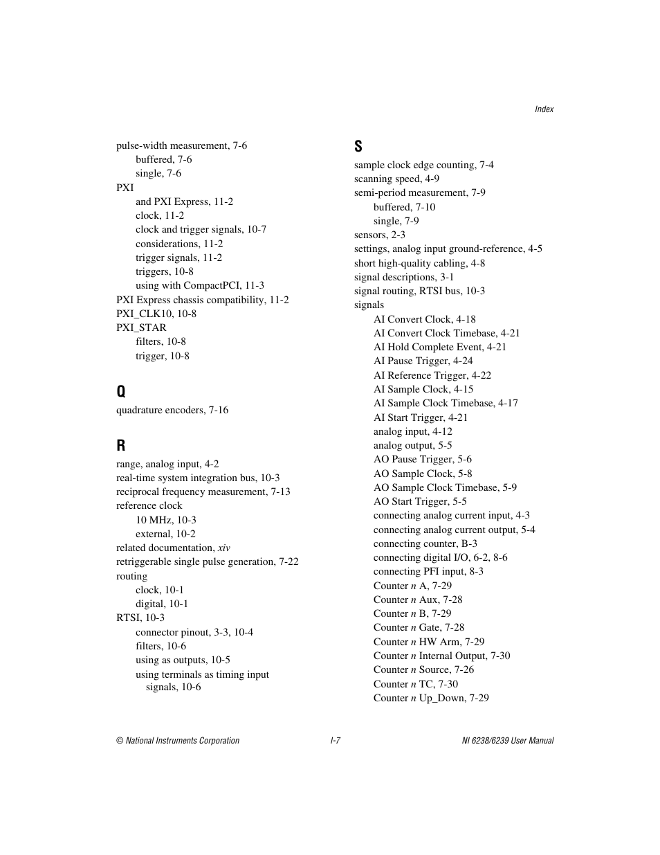 National Instruments NI 6238 User Manual | Page 170 / 172