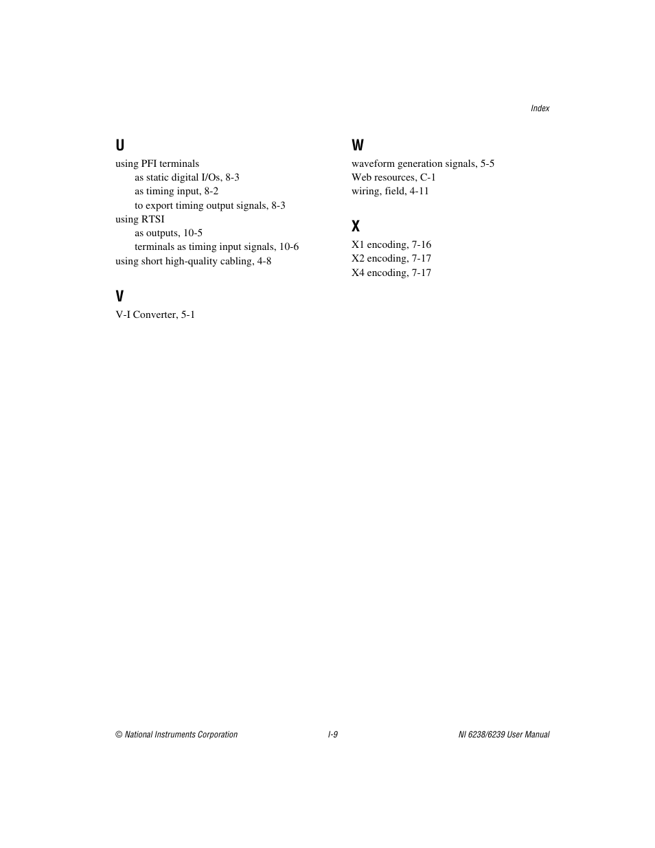 National Instruments NI 6238 User Manual | Page 172 / 172
