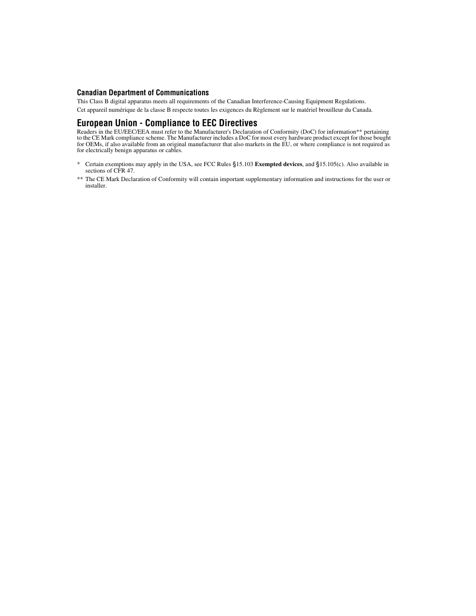 European union - compliance to eec directives | National Instruments 1192 User Manual | Page 5 / 54