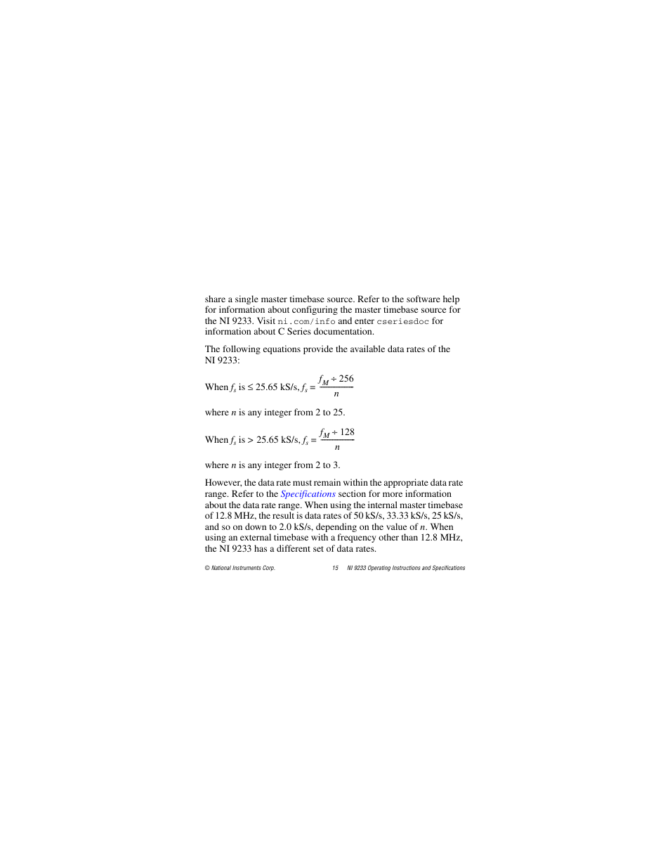 National Instruments NI 9233 User Manual | Page 15 / 34