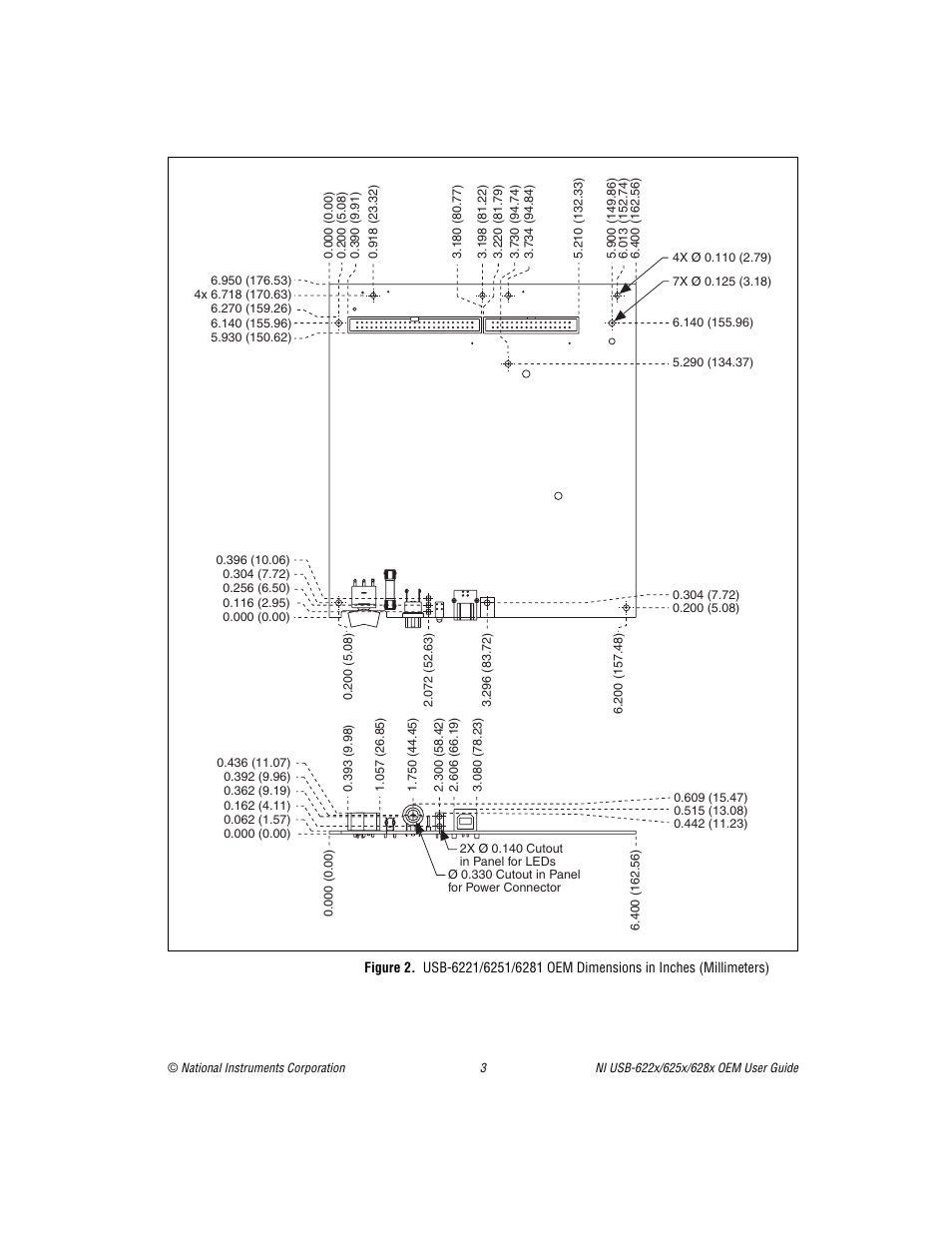 National Instruments USB device 628x User Manual | Page 3 / 23