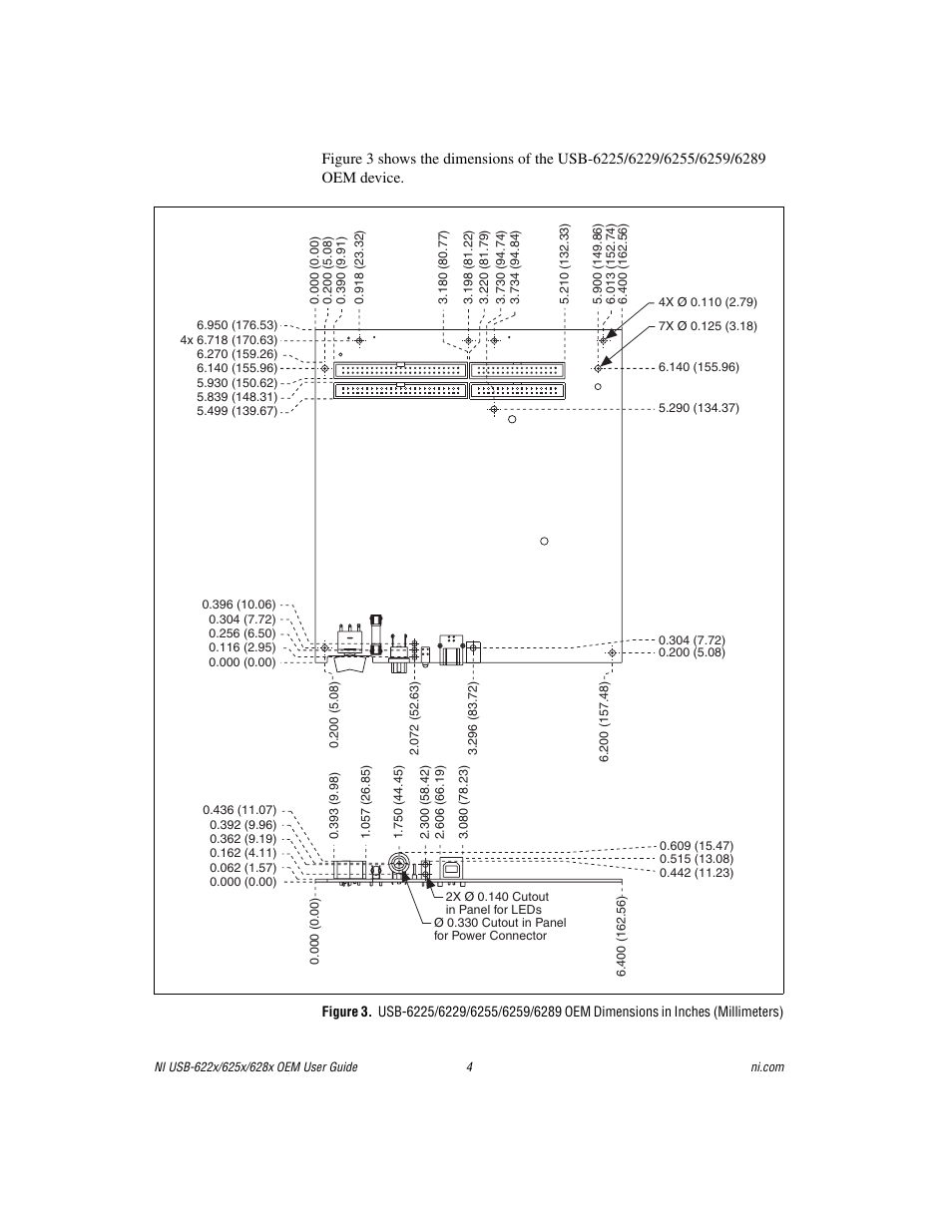 National Instruments USB device 628x User Manual | Page 4 / 23