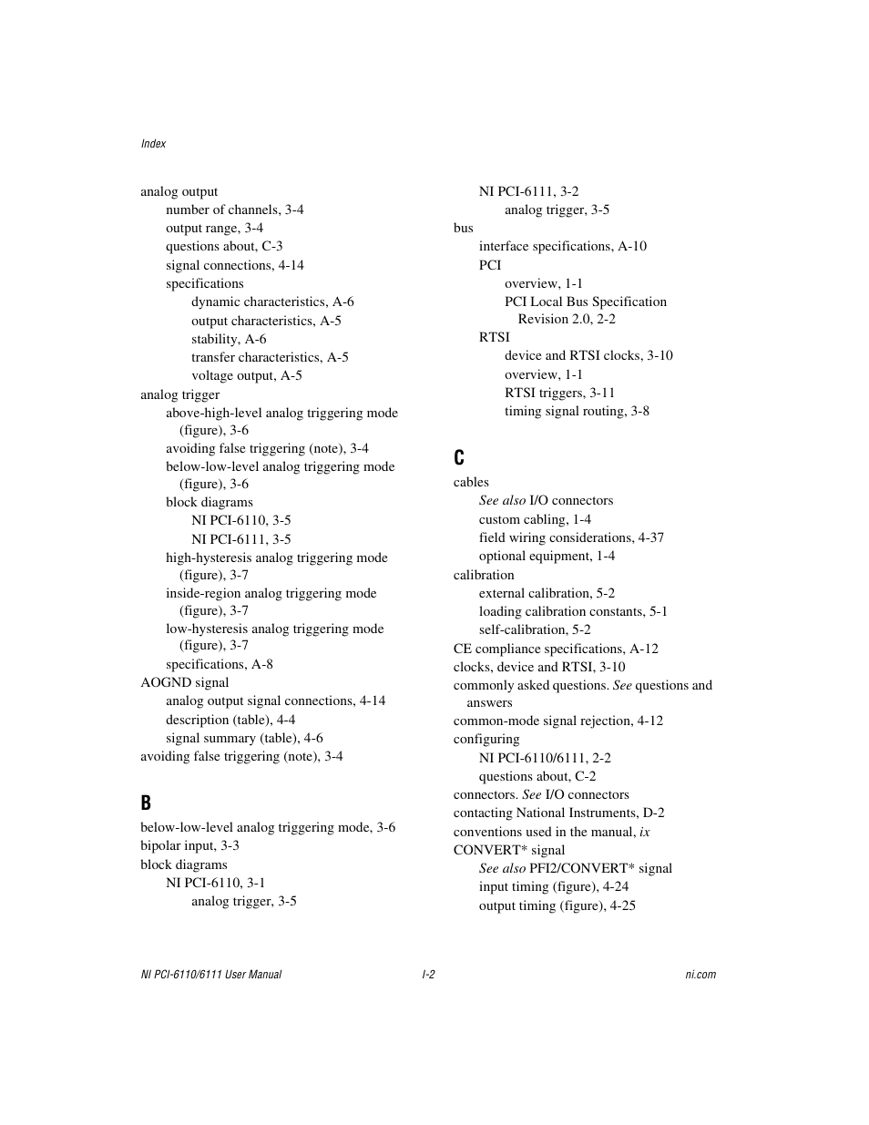 National Instruments NI PCI-6110 User Manual | Page 109 / 118