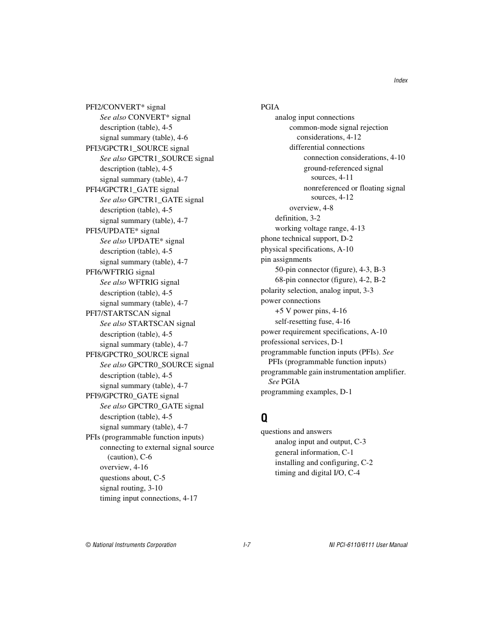 National Instruments NI PCI-6110 User Manual | Page 114 / 118