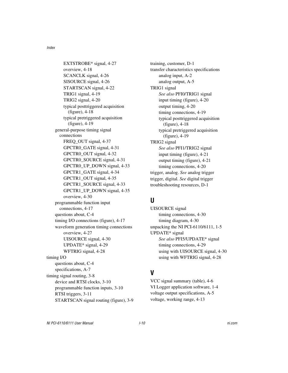 National Instruments NI PCI-6110 User Manual | Page 117 / 118