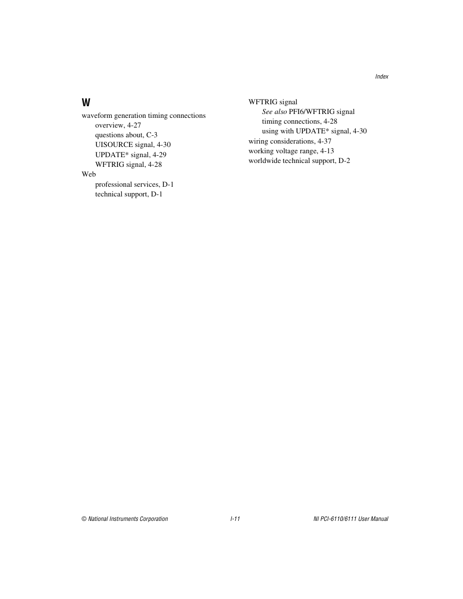 National Instruments NI PCI-6110 User Manual | Page 118 / 118