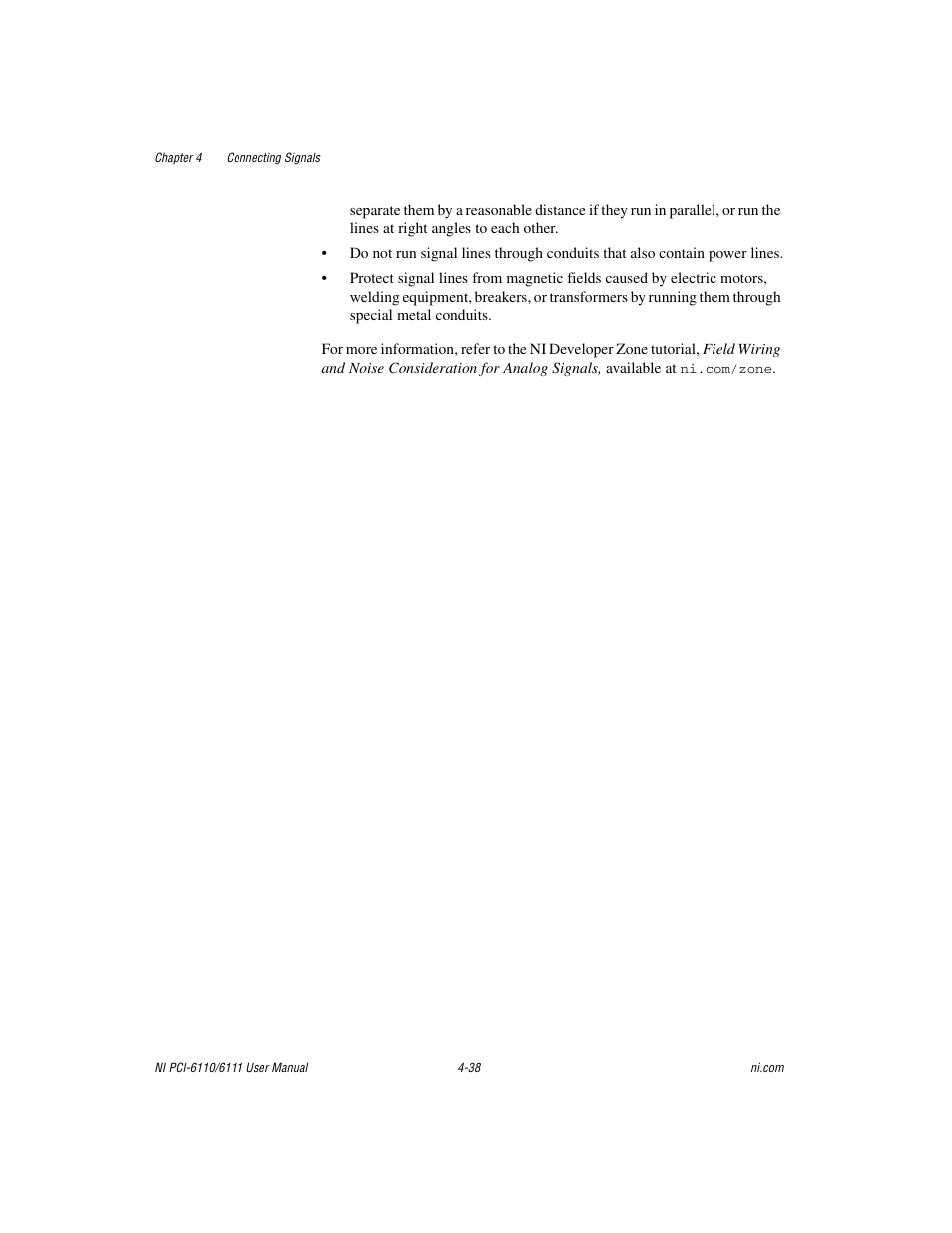 National Instruments NI PCI-6110 User Manual | Page 68 / 118