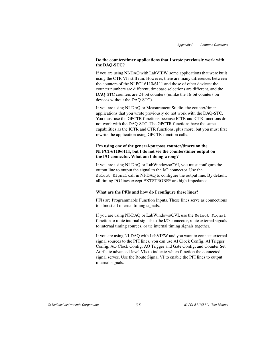 National Instruments NI PCI-6110 User Manual | Page 90 / 118
