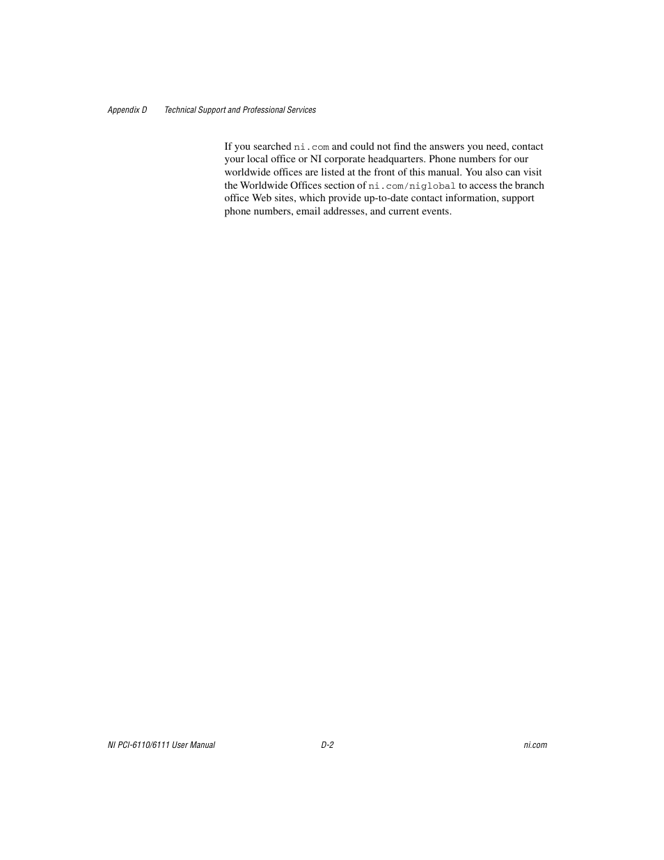 National Instruments NI PCI-6110 User Manual | Page 93 / 118