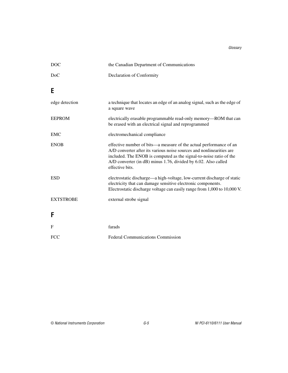 National Instruments NI PCI-6110 User Manual | Page 98 / 118