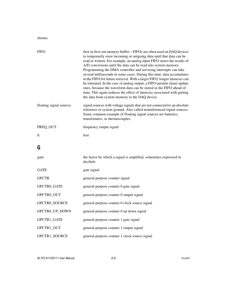 National Instruments NI PCI-6110 User Manual | Page 99 / 118