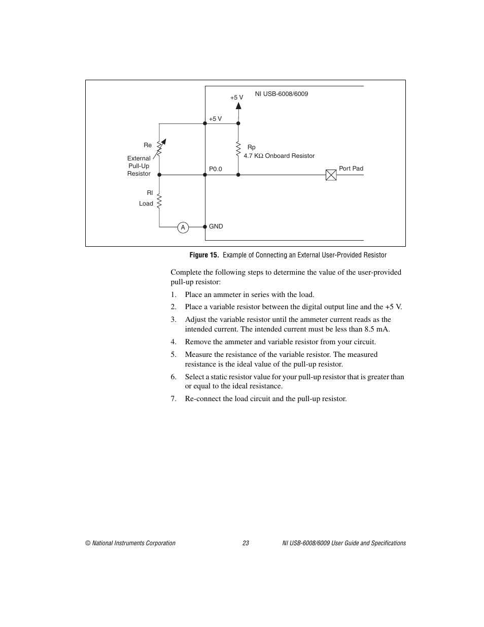 National Instruments NI USB-6009 User Manual | Page 23 / 32
