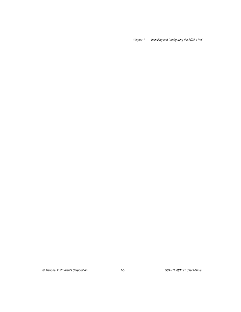 National Instruments SCXI-1190/1191 User Manual | Page 13 / 45