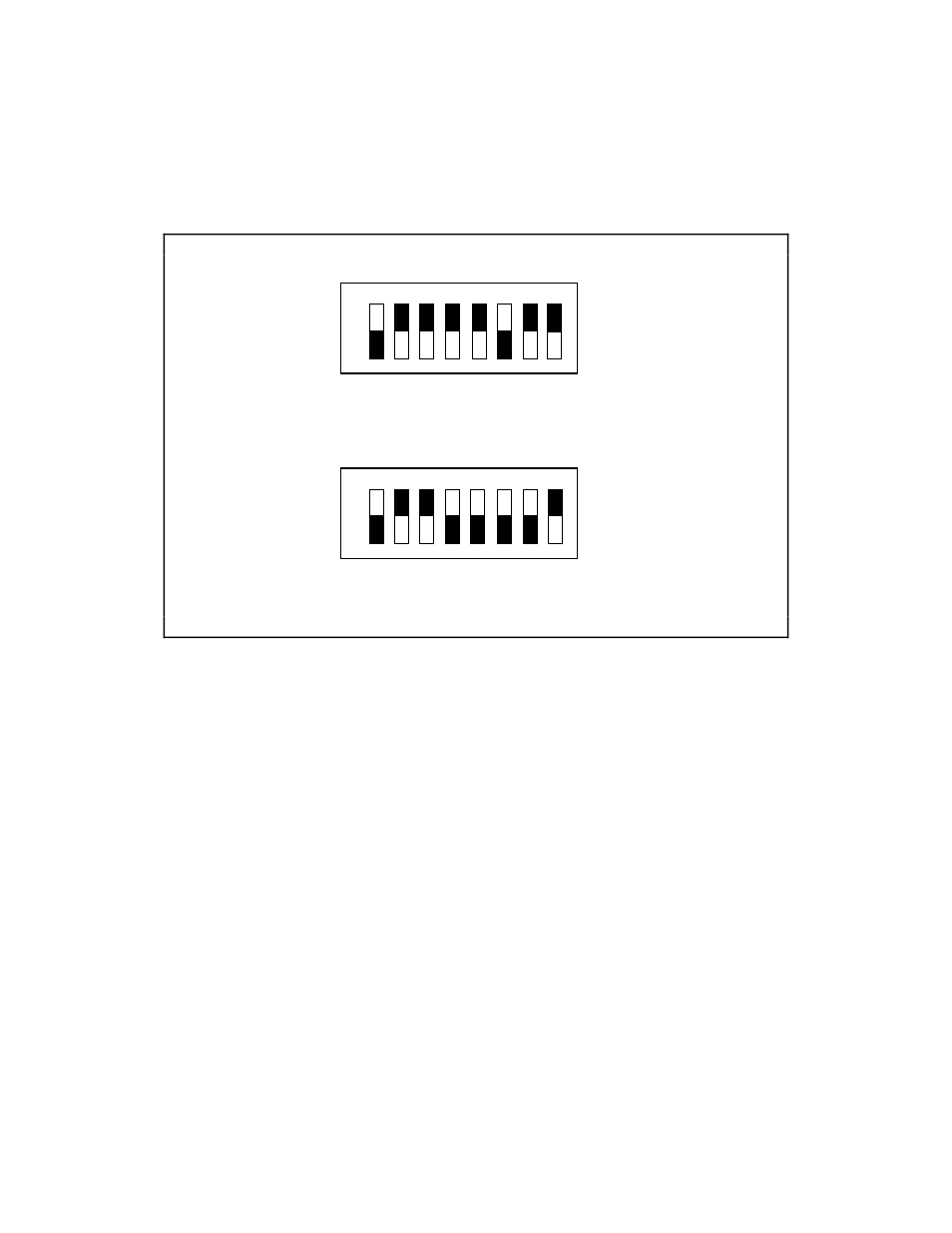 Figure 2-2, Example base i/o address switch settings | National Instruments PC-DIO-24 User Manual | Page 20 / 75