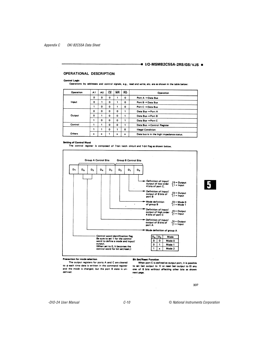 National Instruments PC-DIO-24 User Manual | Page 59 / 75