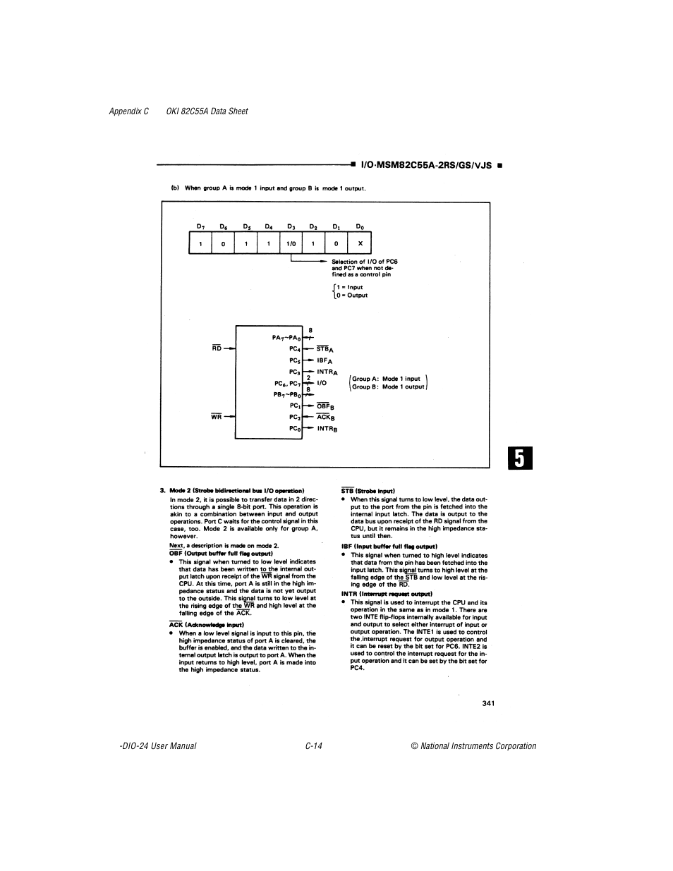 National Instruments PC-DIO-24 User Manual | Page 63 / 75