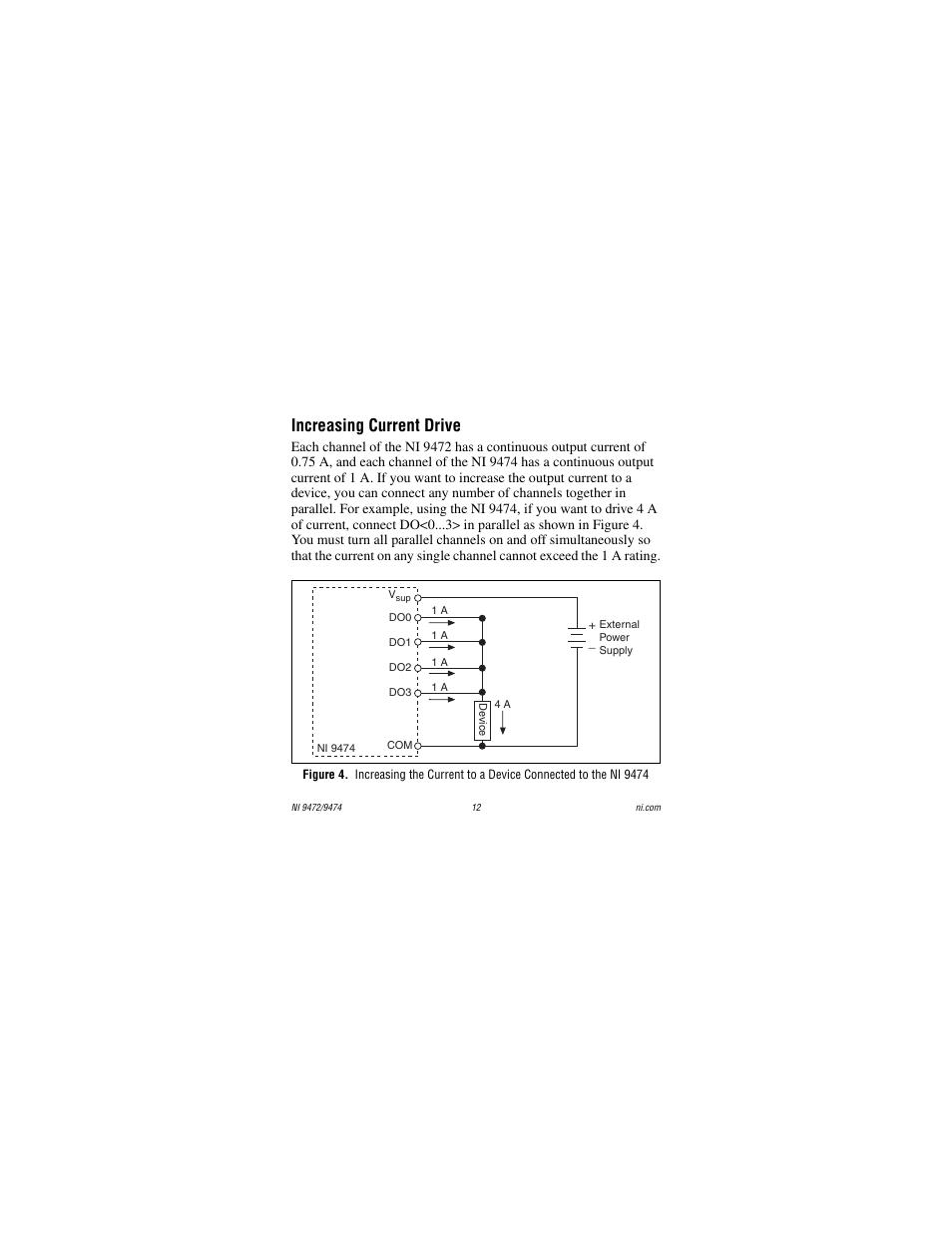 Increasing current drive | National Instruments NI 9472 User Manual | Page 12 / 31