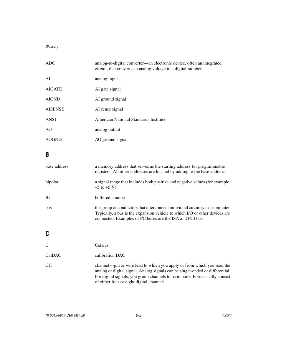 National Instruments NI 6014 User Manual | Page 91 / 109