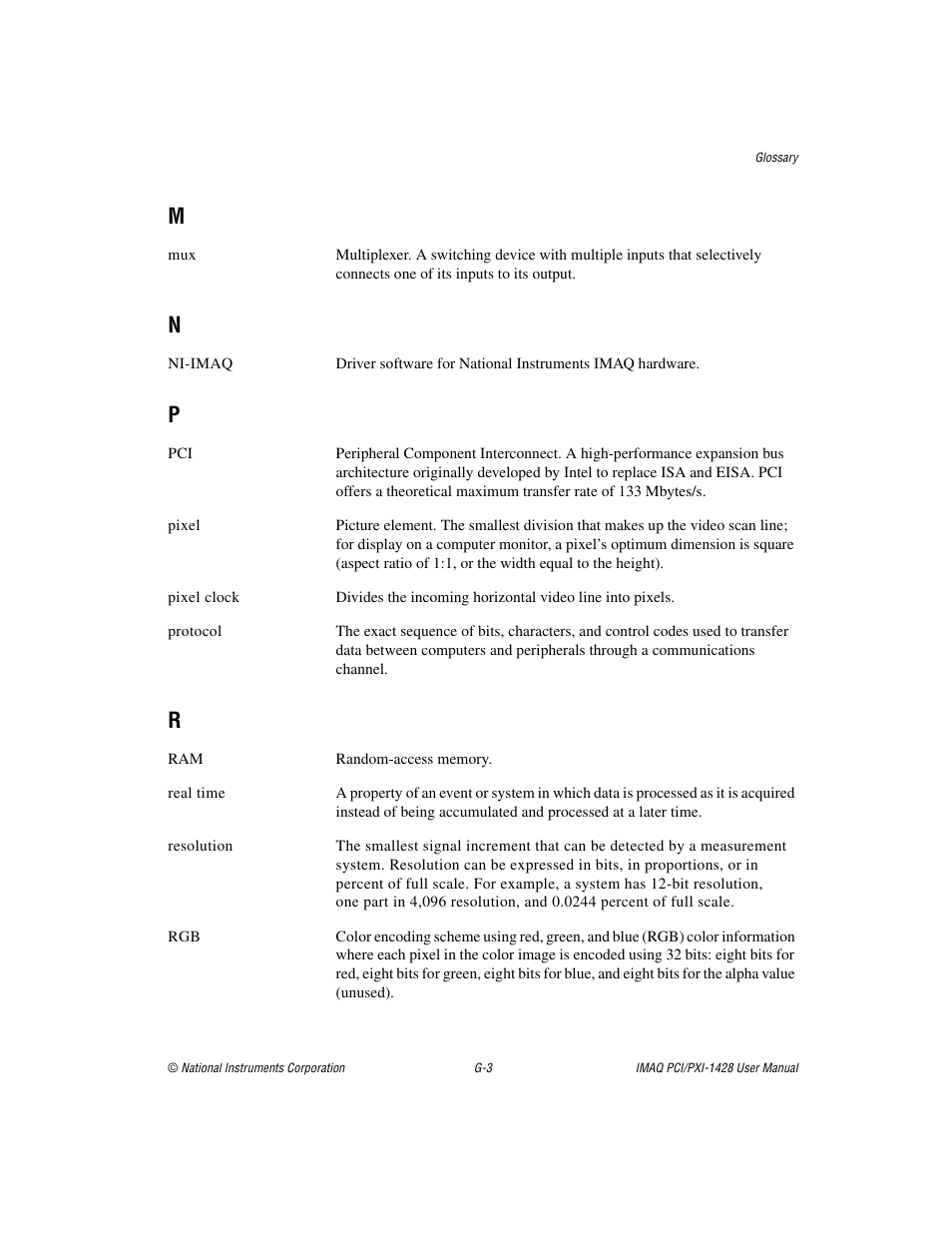 National Instruments PXI-1428 User Manual | Page 41 / 46